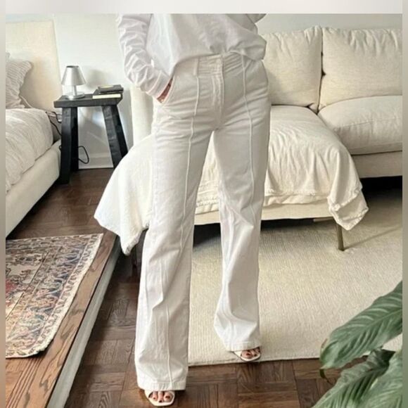 JONATHAN SIMKHAI  Ansel Trouser in White Sizes 29 NWT - Picture 1 of 10